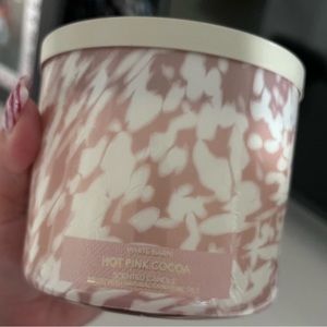 Hot Pink Cocoa 3 Wick Candle